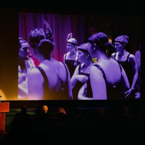 Kea Tesseyman presents at a past Pecha Kucha Night