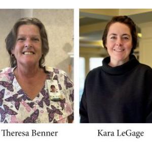 four panels of people pictures