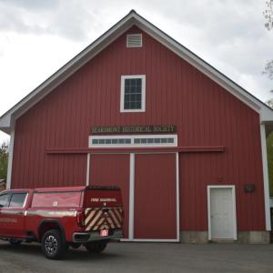 long-distance view of Fire Marshal vehicle