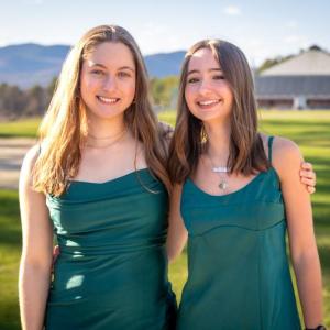 teen girls in dresses