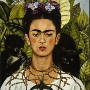 female with animals on shoulders