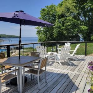 Dine our on our deck and watch the sun go down! 