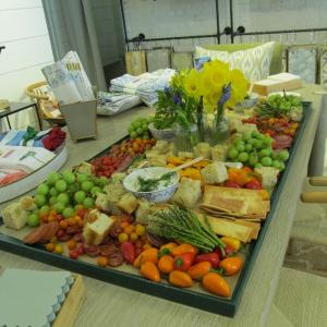 Charcuterie welcomes the grand opening guests. Photo by Kay Stephens