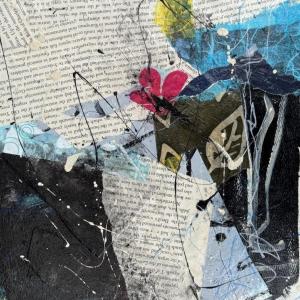 collage with black
