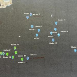 Mooring field at Midcoast Sailing Center