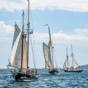 three schooners