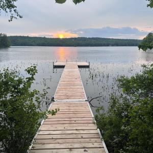Sunset view from dock.