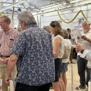 Camden voters wait for an open voting station amidst a heavy turnout June 9.