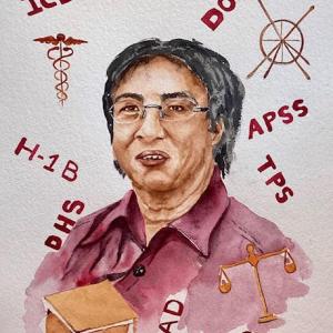 painting person