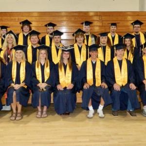 larger group photo with all yellow sashes
