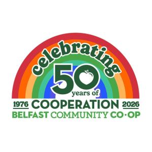 Belfast Co-op 50th logo