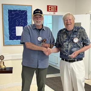  Clark Doran and Bruce Cole of Camden Rotary Club