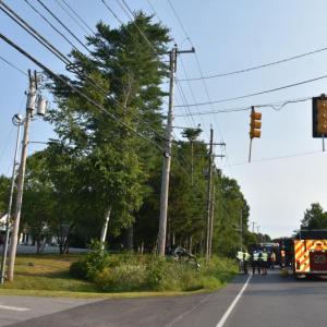 Northwest side of the intersection