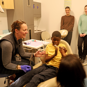 dental exam room scene