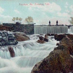 Freedom Falls, Freedom Maine. Unknown photographer, Public domain, via Wikimedia Commons