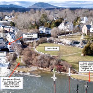 Camden Harbor Park and Dam Removal Project Diagram