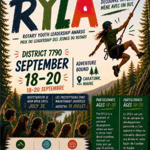 Rotary leadership training weekend