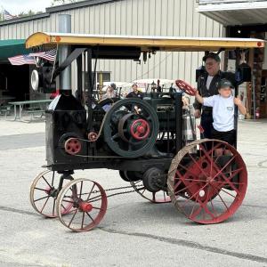 vintage two-person vehicle