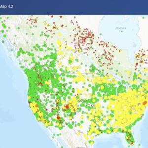 air and fire map, courtesy airnow.gov