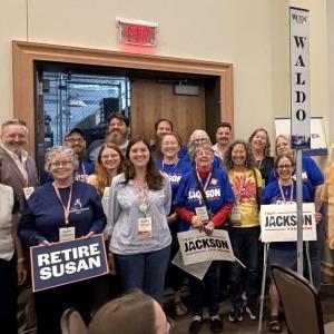 The Waldo County delegation (Photo by Michael Hurley)