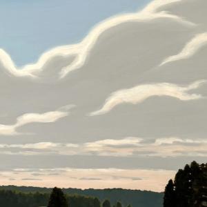 gray clouds above horizon