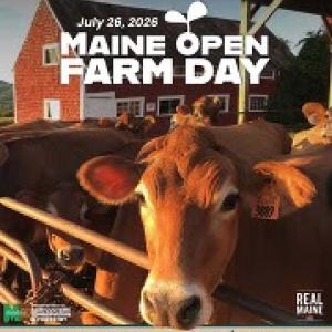 Maine Open Farm Day 2026 Livestock poster
