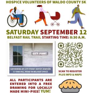 event poster with QR code