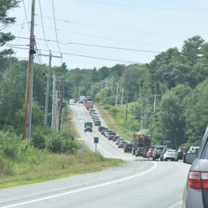vehicles along the road