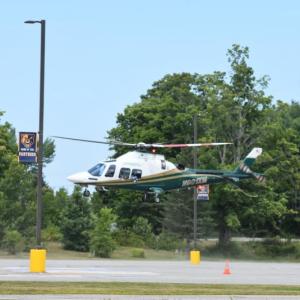 helicopter lifting from ground