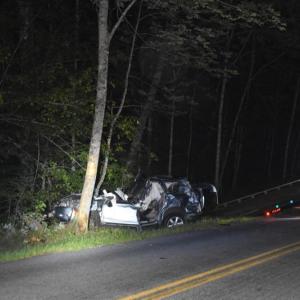 car crash scene
