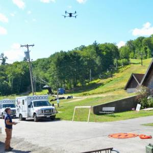 landing the drone
