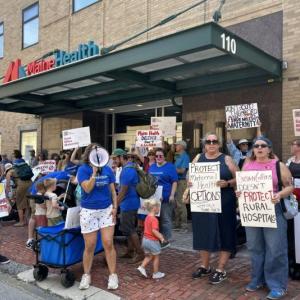 Miles Delivers Action Coalition protesting in Portland