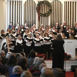 chorus on church altar