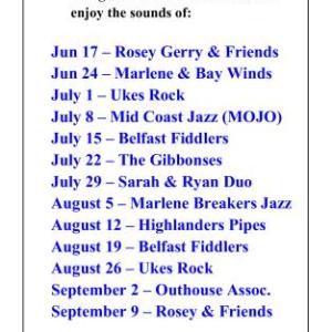 weekly band roster