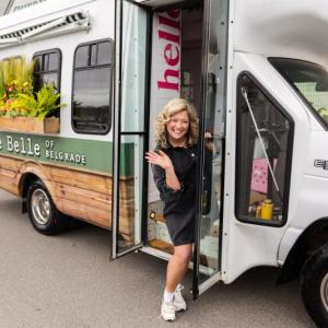 Lyndee Waldbauer and The Belle of Belgrade. Photo courtesy Marissa Elise Photography. 