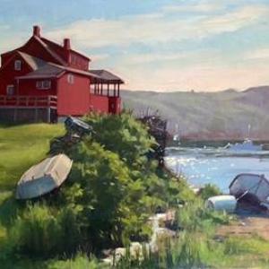 Alison Hill painting. (Photo courtesy Salt Pond Studio)
