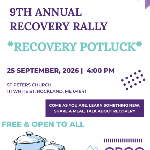 potluck event poster