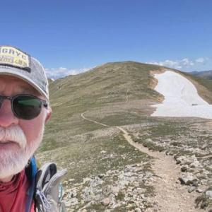 selfie along the trail