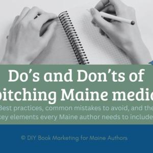 Photo by DIY Book Marketing for Maine Authors