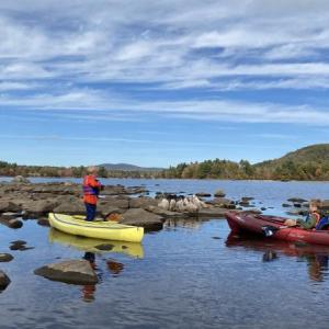 Megunticook Lake in fall 2020