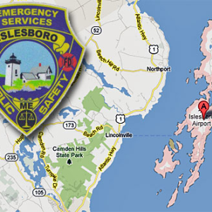 Islesboro Police insignia.
