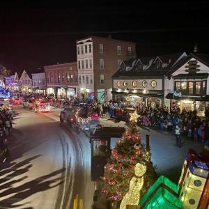 winter evening parade