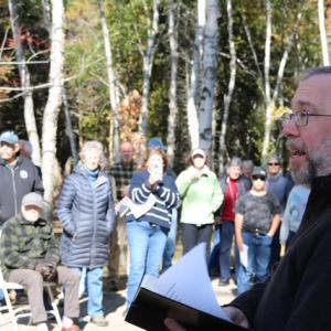 photo at gravesite