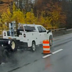 truck, trailer on highway