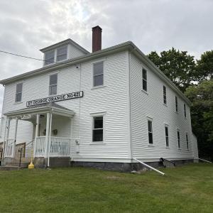 white building