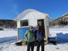 US National Toboggan Championships, ice shacks