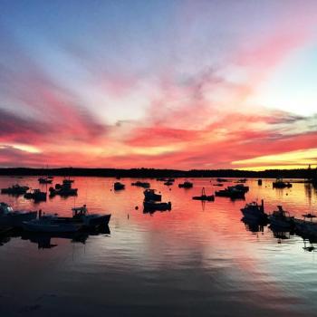 sunsets, boothbay harbor