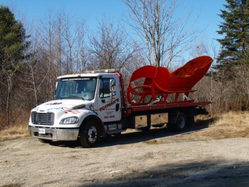 Totman's tow's Santa's sleigh whenever he breaks down, no matter the location!