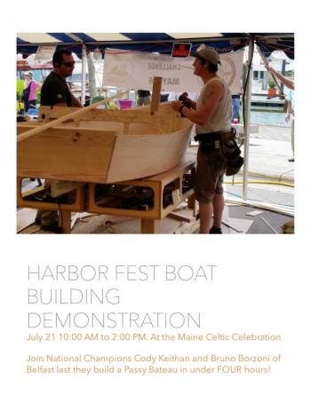 Boat Building Demonstration