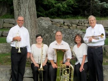 Music by the Sea, Camden Rotary, 2021, Midcoast Brass Quintet
